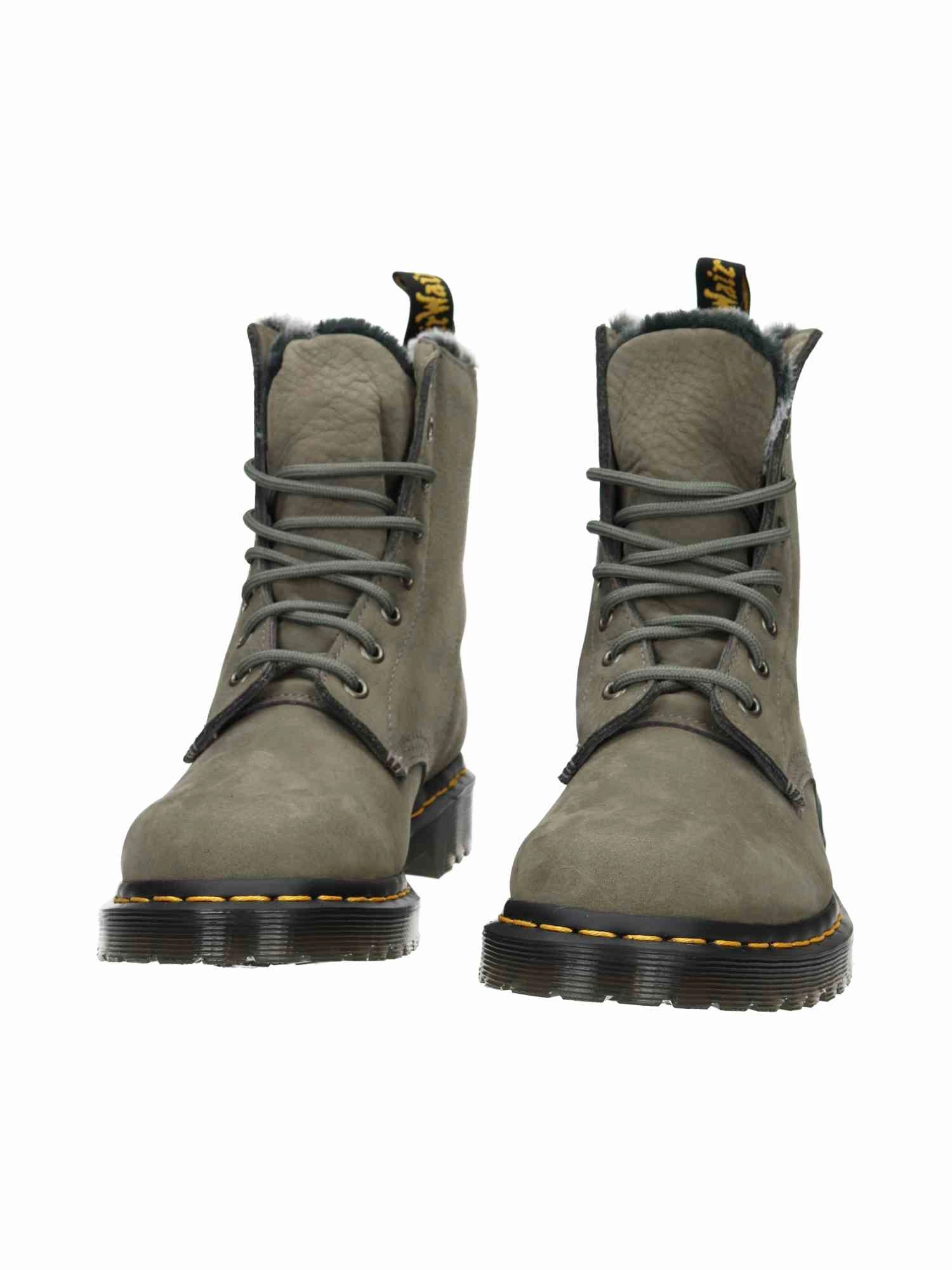 Uk Ankle Boots 1460 Serena Milled Nubuck Wp nickel grey