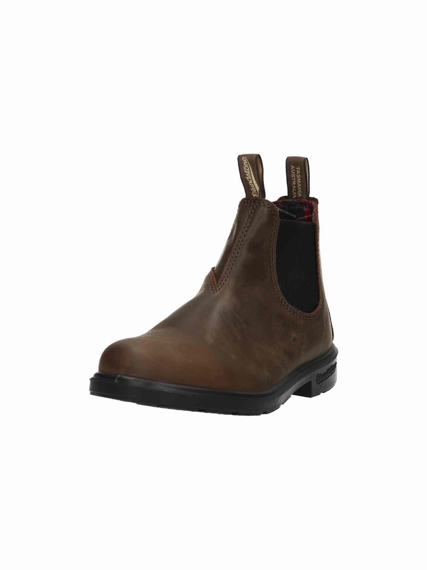1468 Gumsole Antique Brown Leather (Kids) Kids brown Sergeant Major Of The Army Chelsea Boots