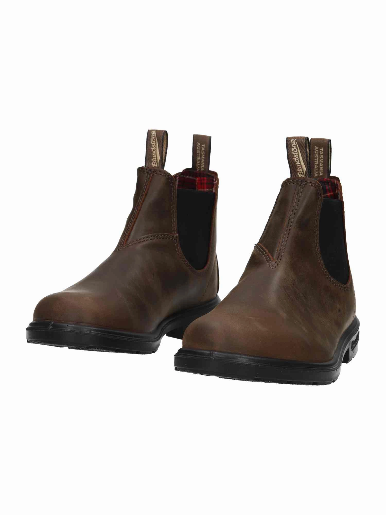 Chelsea Safety Boot 1468 Gumsole Antique Brown Leather (Kids) Kids brown