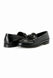 1Y2S0G03GIS 0NO VALENTINO SHOES MEN BLACK Loafers And Sweatpants