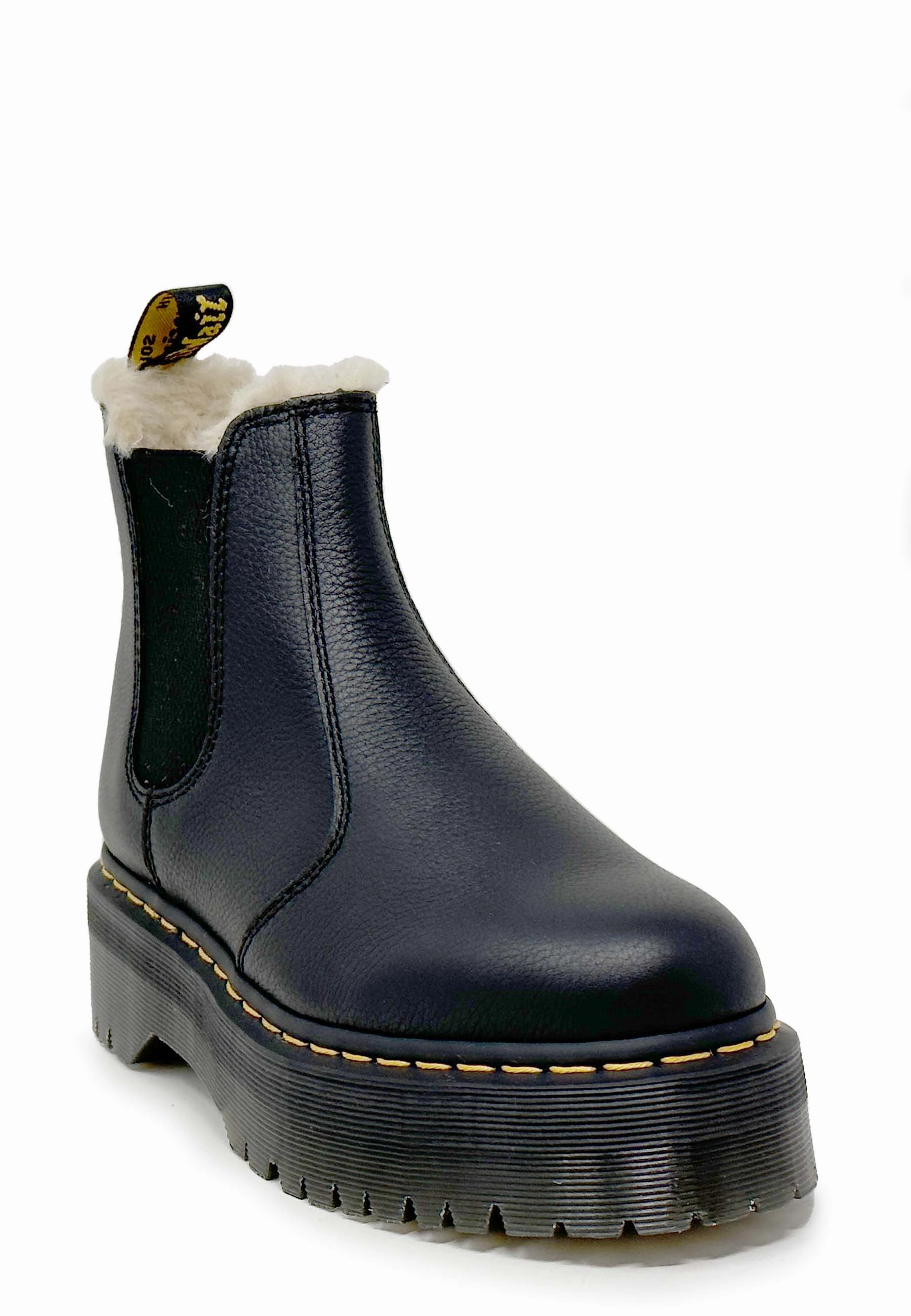 Chelsea Boots Anker 2976 Quad Chelsea Boot |Black Pisa Faux Fur