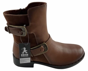 2GO  Fashion Damen Stiefeletten 8028-505-39 Brandy Leder Ankle Boots Margaux