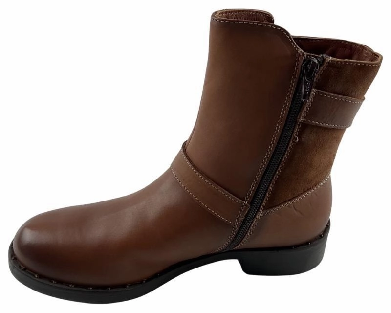 Gen Z Ankle Boots 2GO  Fashion Damen Stiefeletten 8028-505-39 Brandy Leder