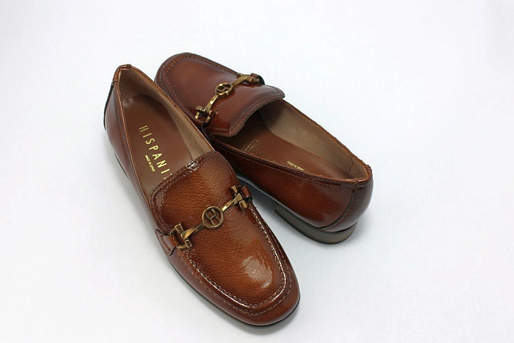 Ranger Loafers 'Julieta' Tan Patent Loafer