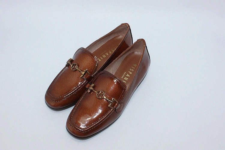 'Julieta' Tan Patent Loafer Moreschi Loafers