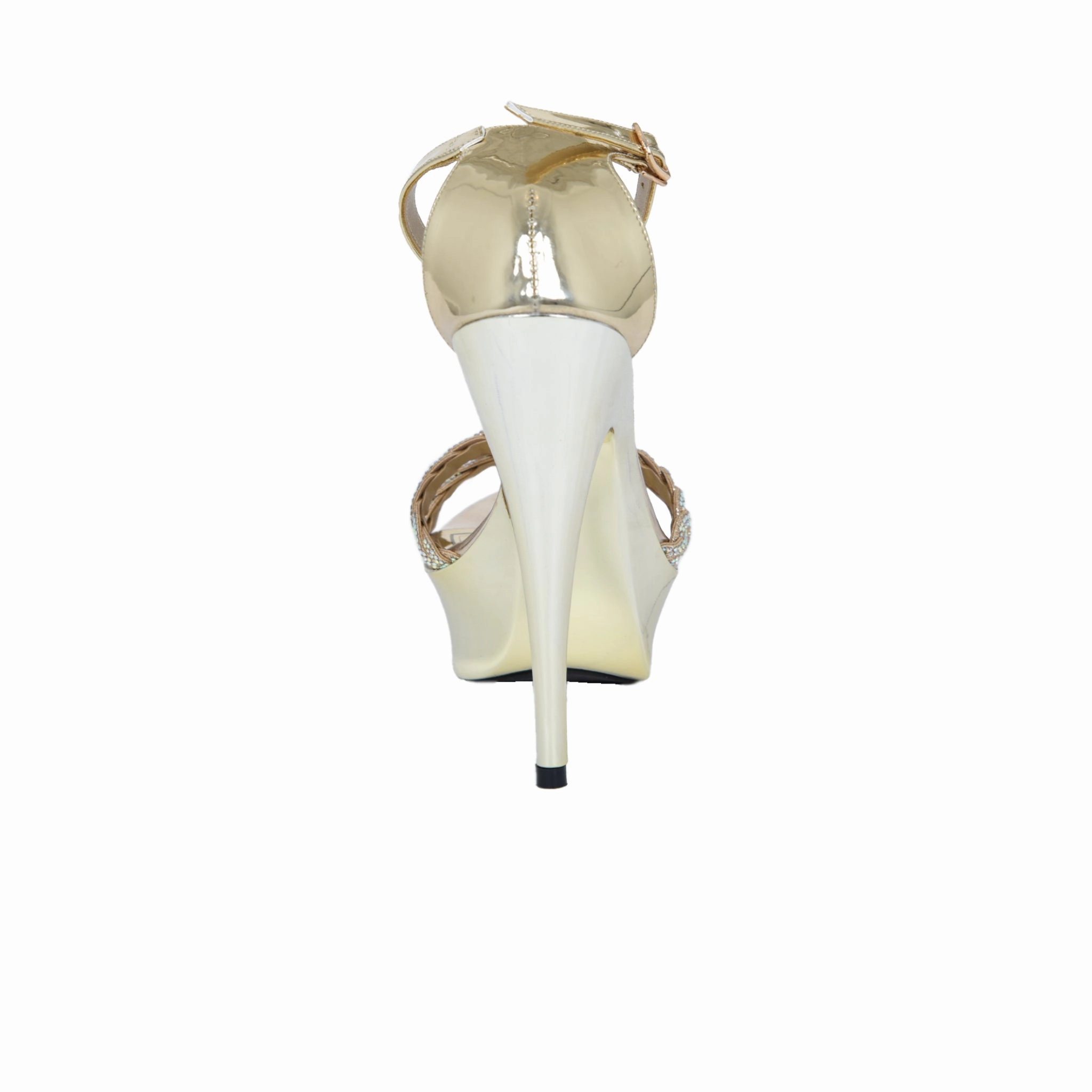 High Heels Frühling Elegant Gold High Platform Heel Sandals | 275D-X