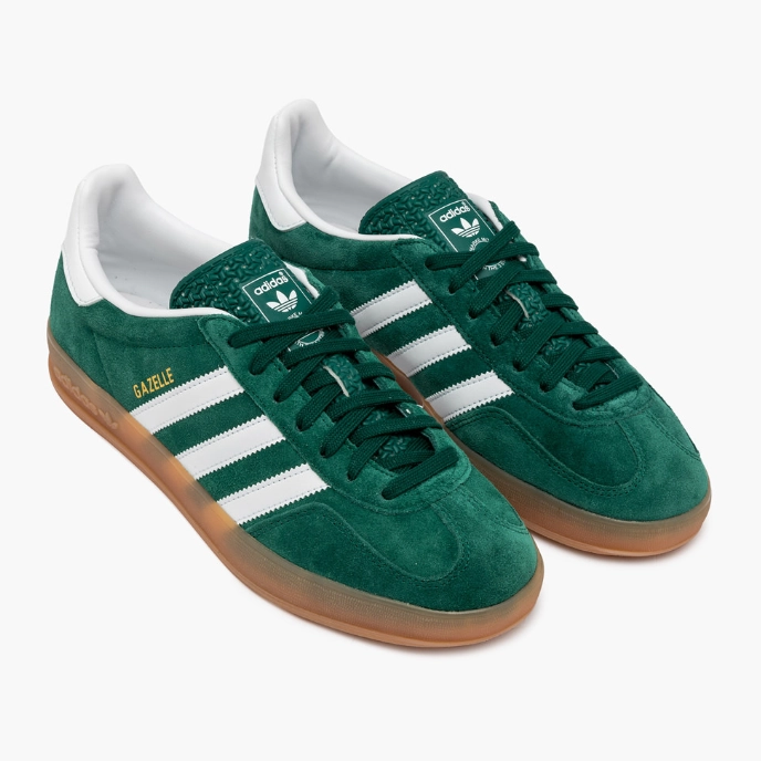 adidas Gazelle Indoor Collegiate Green Cloud White Gum Anzug Mit Sneaker Hochzeit