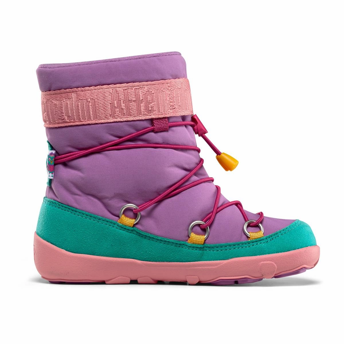 Gefütterter Winterstiefel Affenzahn Schneestiefel Econyl Snowy Eule