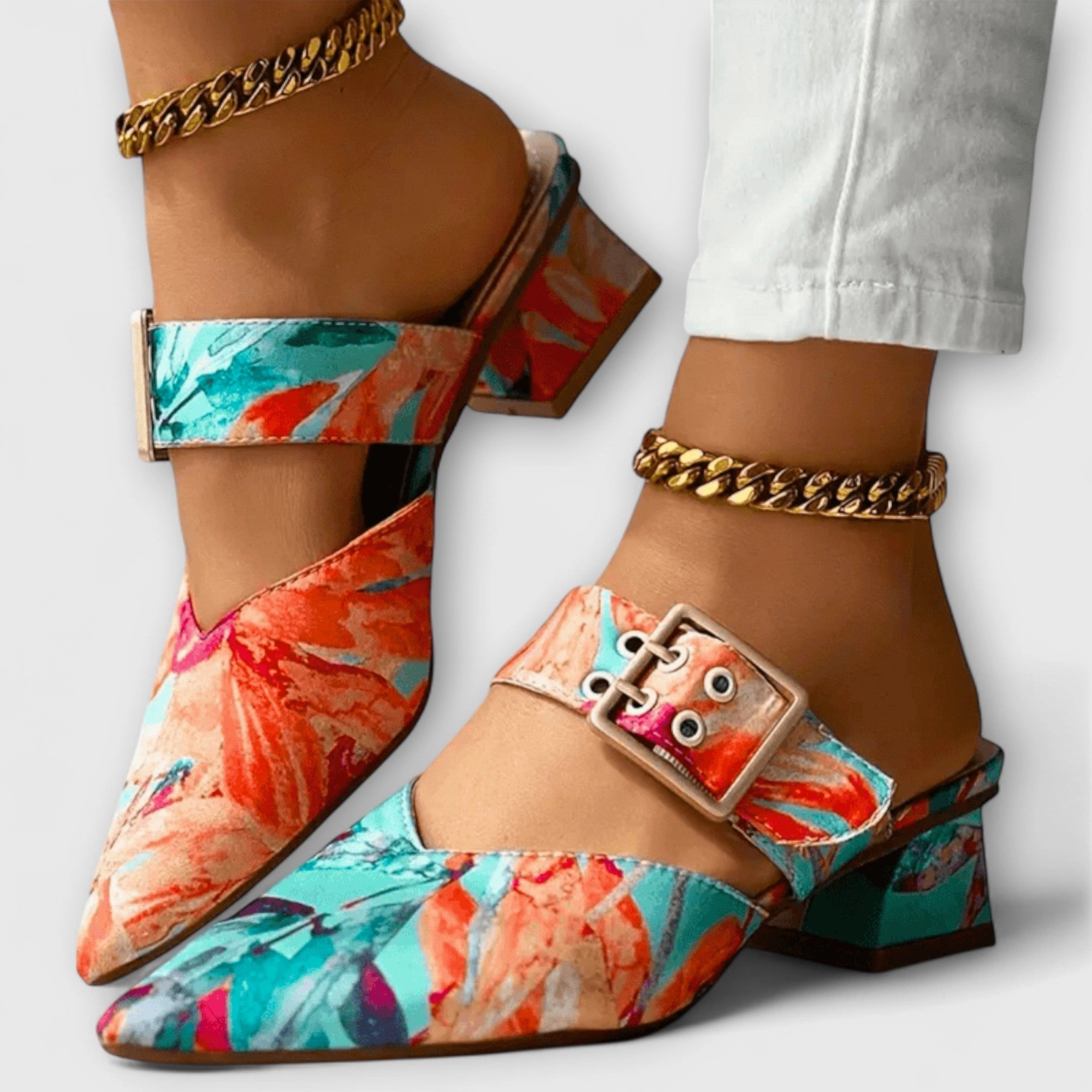 Alissara  Orthopdische Absatzschuhe mit stilvollem Komfort High Heel Sandalen