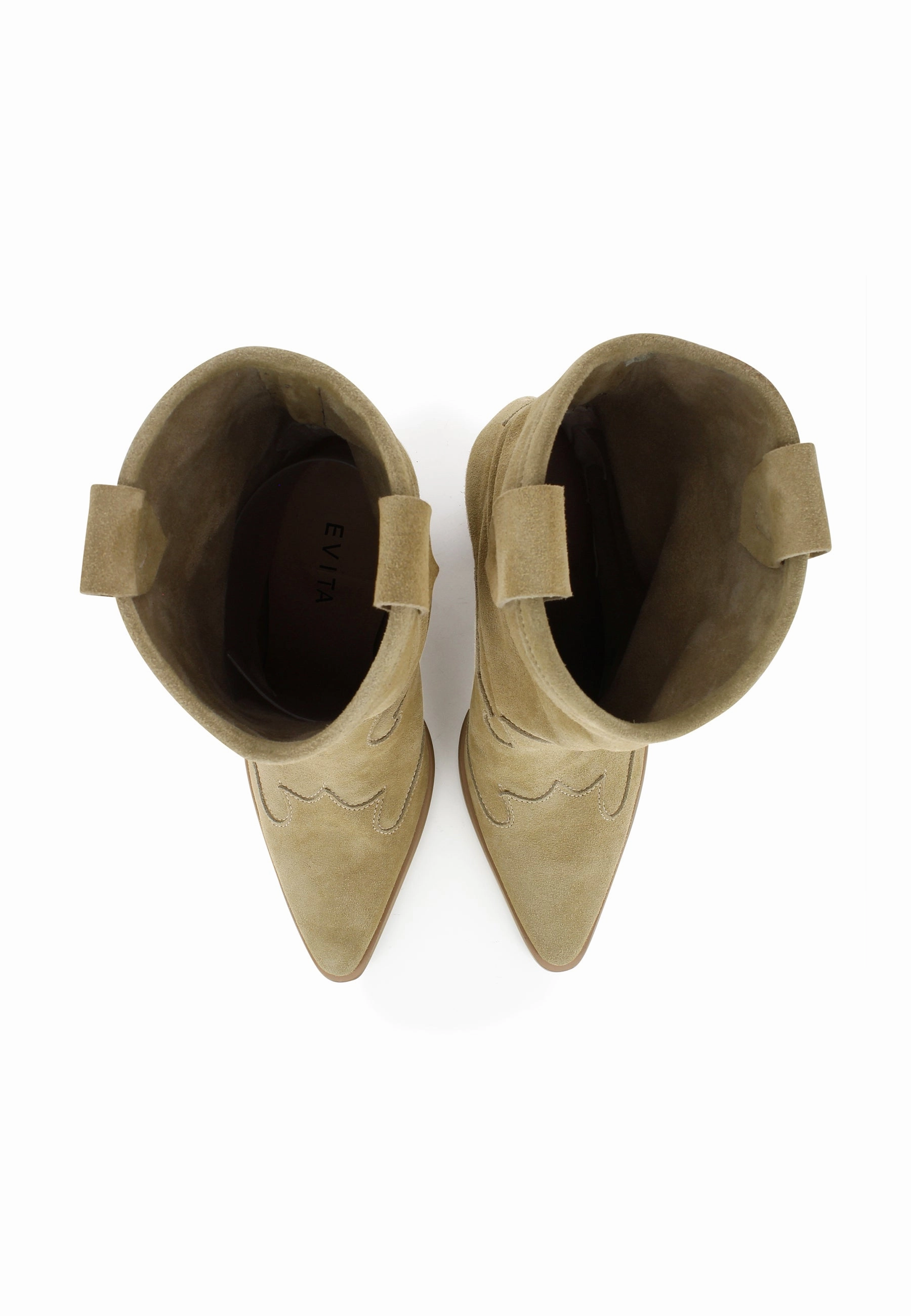 Regatta Stiefel GAIA Damen Cowboy Stiefel  -  Rauleder Beige