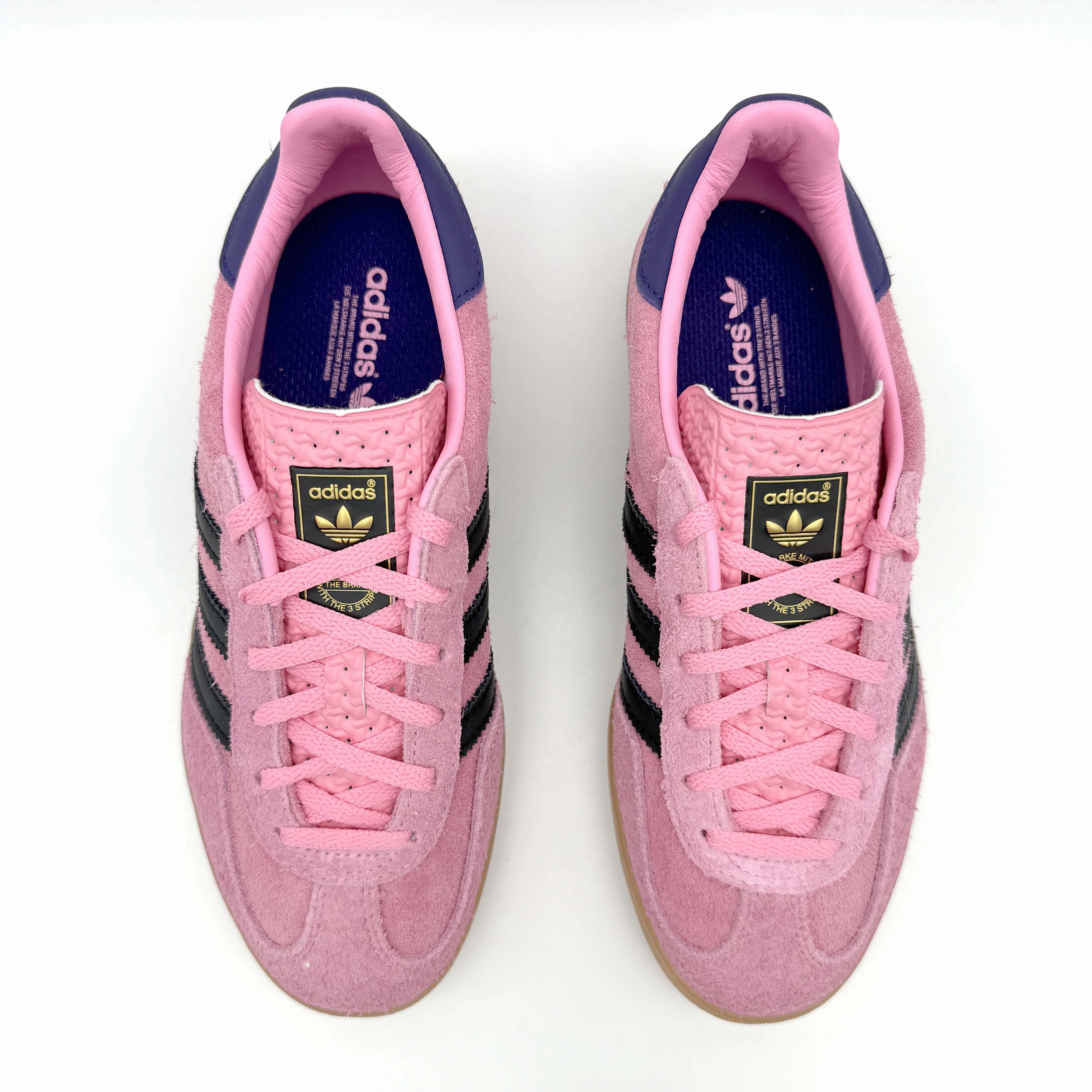 adidas Gazelle Indoor Bliss Pink Purple Graue Sneaker