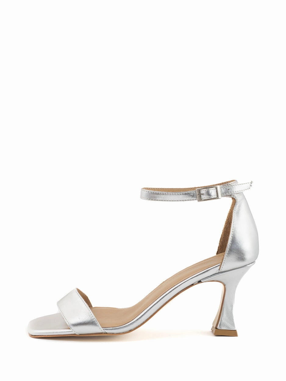 Amber | Sandalet Zilver Sandalen Hohe