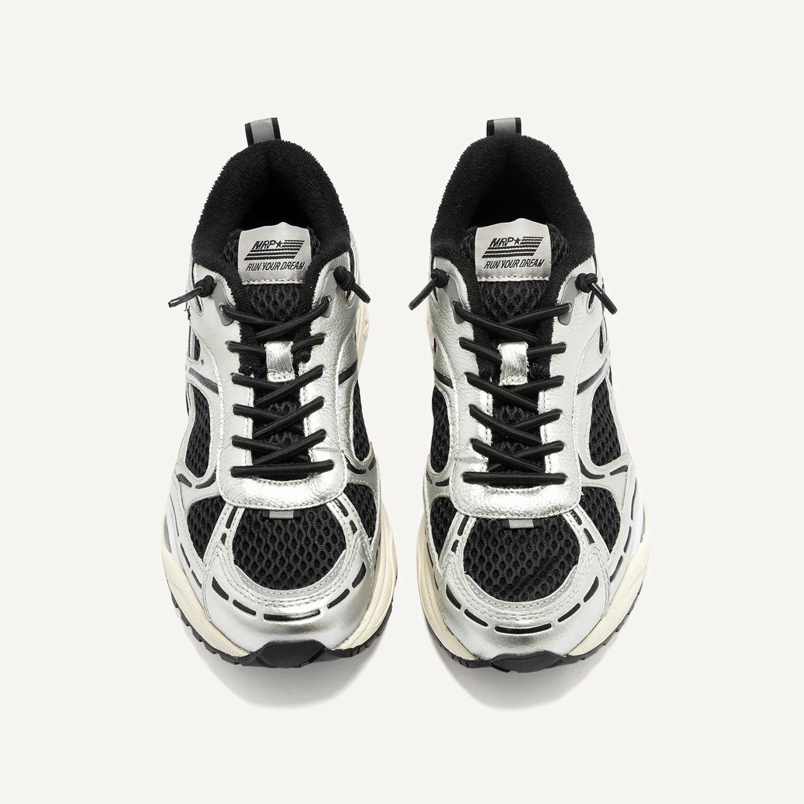 AMSTERDAM Sneaker silver | black Skechers Sneaker Bobs Squad Chaos Textil Memory Foam