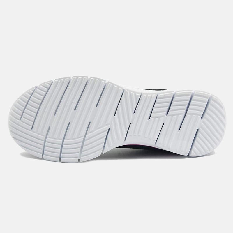 Laufschuhe Berlin Steglitz Knixmax Damen Knit Sneaker, Black Rose, Leicht, Running Gym Fitness Sport Walking Schuhe