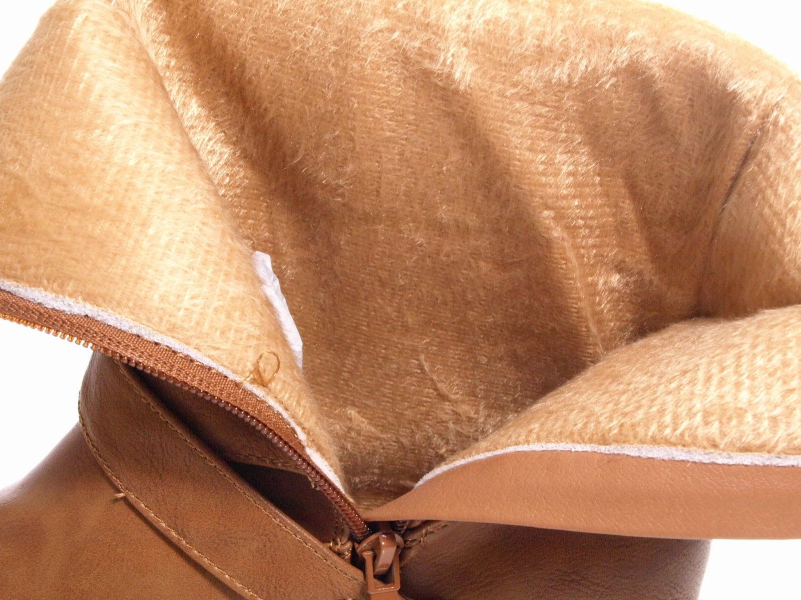 Damen Stiefeletten Biker Boots Outdoor Winterboots warm gefttert Camel # 592 Sicherheitsschuhe Krypton S3 Src