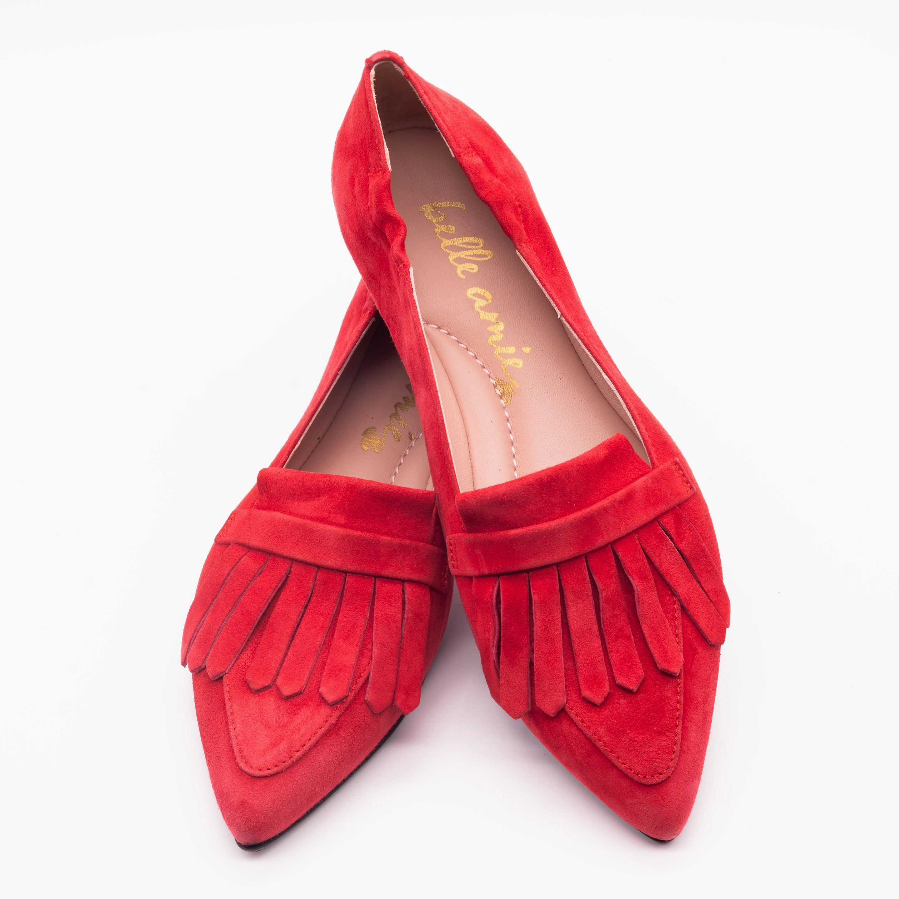 Ballerina Rosso Polished Loafers