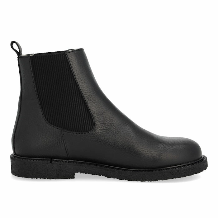 Angulus - Chelsea Boots gefttert Schwarz Chelsea Boots Wechselfußbett