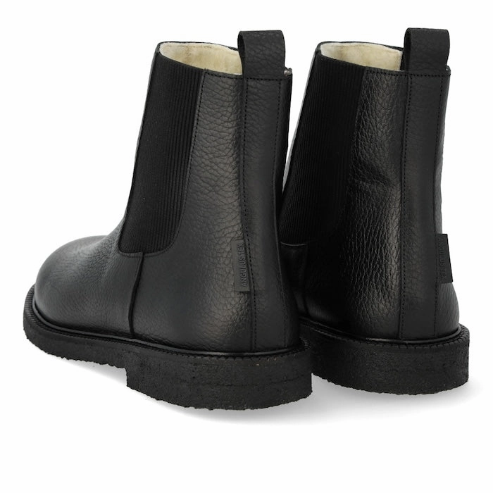 Angulus - Chelsea Boots gefttert Schwarz Platform Chunky Chelsea Boots