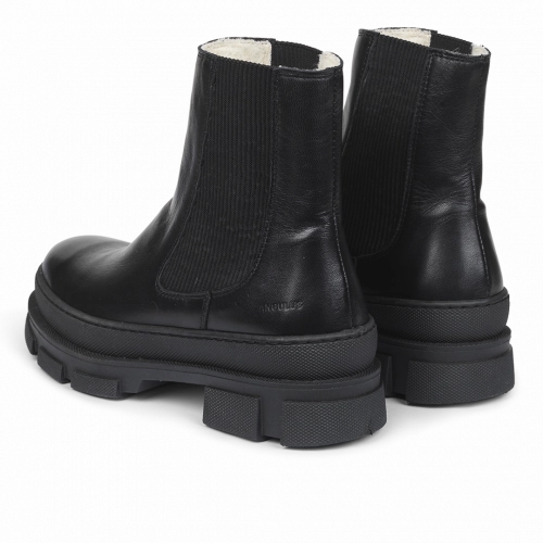Jutelaune Chelsea Boots Angulus - Geftterter Chelsea Schwarz