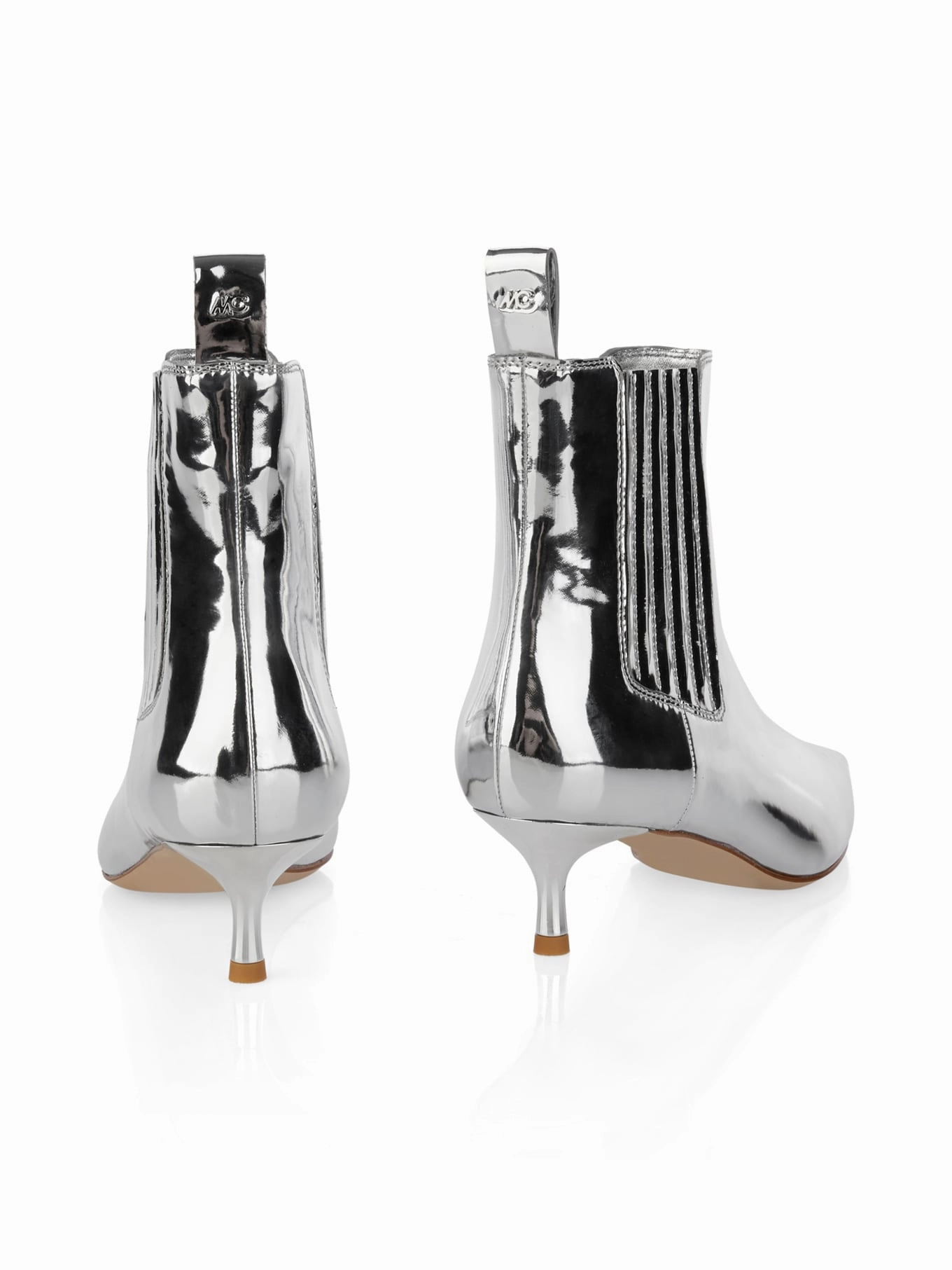 Stiefelette Mirror silber Ankle Boots With Bow