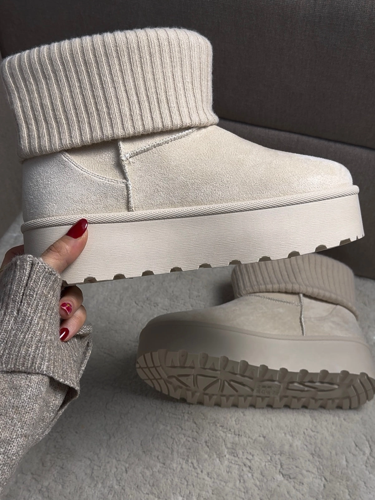 Ankle Boots With Flared Jeans Plateau Stiefeletten Mary