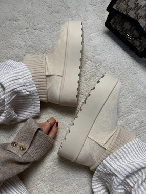 Mens Ankle Boots With Side Zipper Plateau Stiefeletten Mary