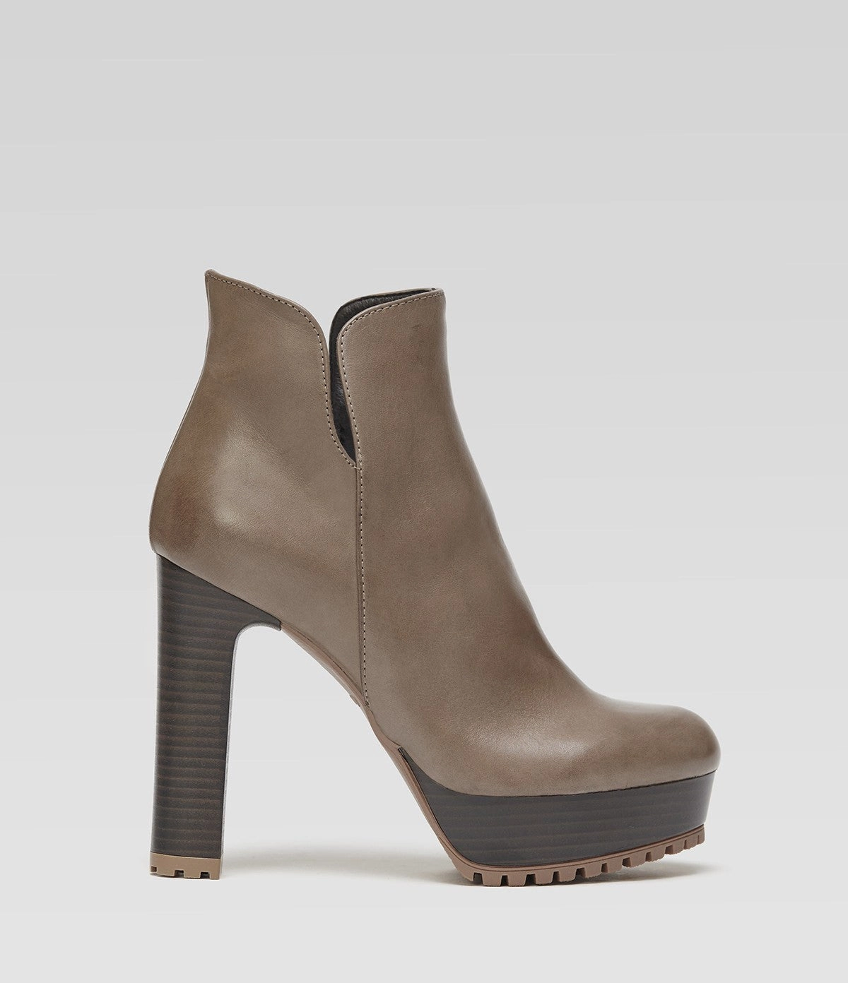 The Rowopen Ankle Boots Plateau Stiefelette Aby taupe
