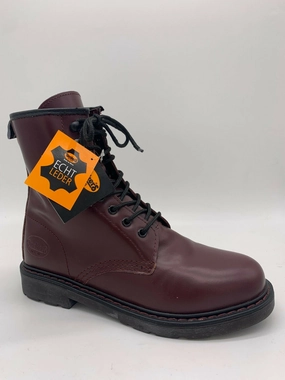 Steel High Heels Dockers by Gerli Damen Stiefelette Burgundy Boots Echtleder Reiverschluss NEU