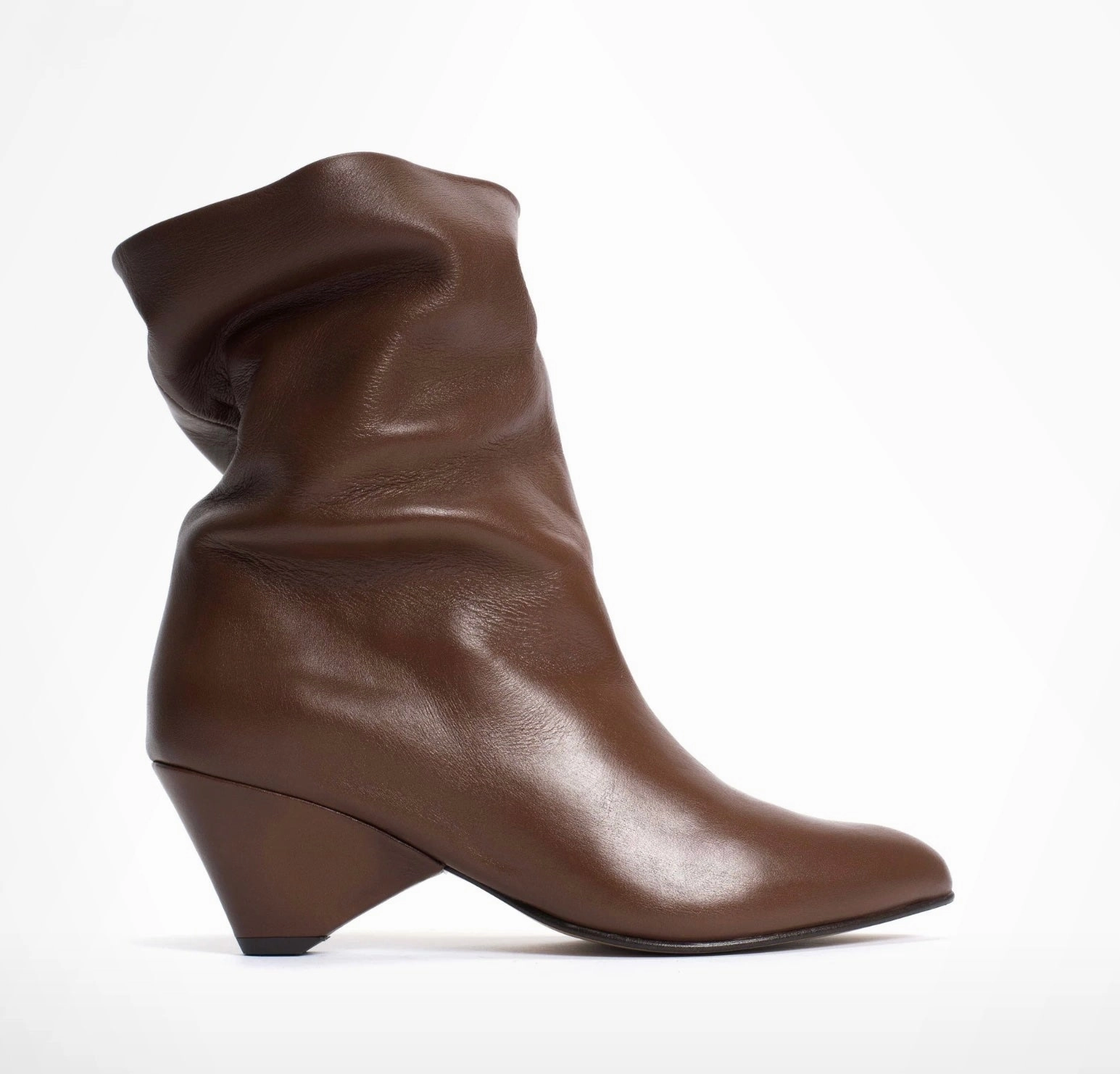 Rugged Ankle Boots Anonymous Copenhagen- Vully 50 Triangle Soft Calf Chocolate