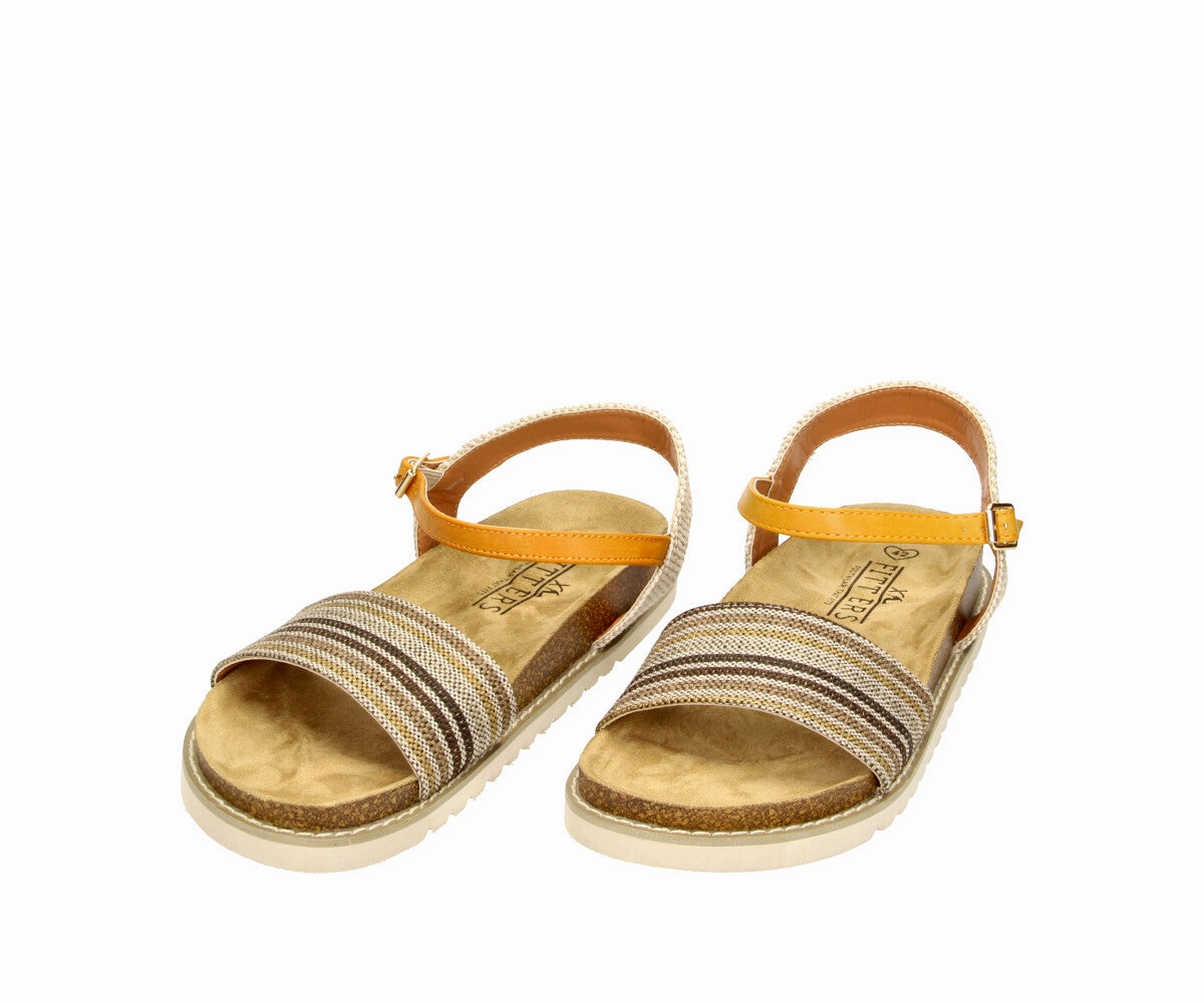 Anouk in Orange - Damen Sandale Sandalen Größe 42 Weite H