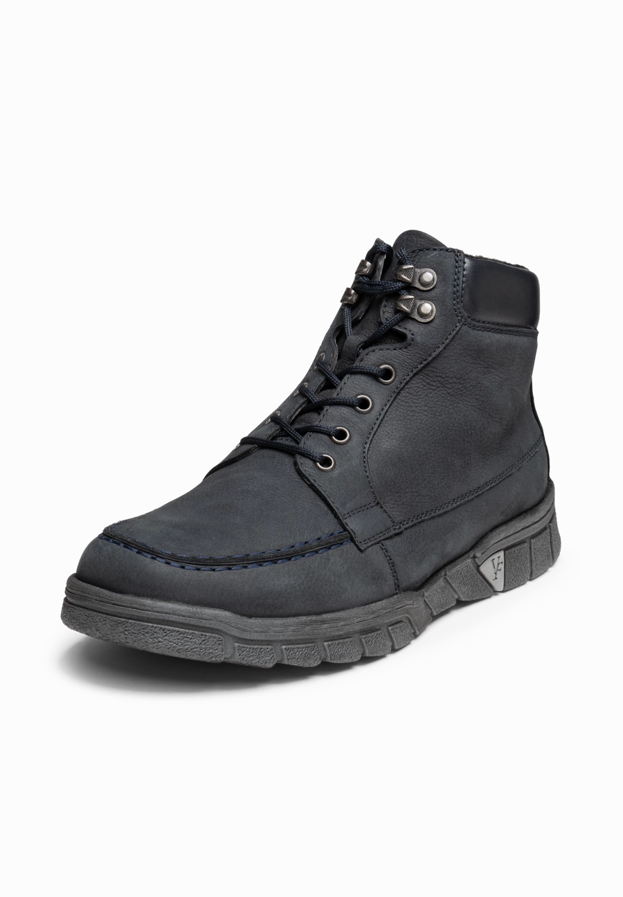 wohlfhlende Stiefelette Nubukleder