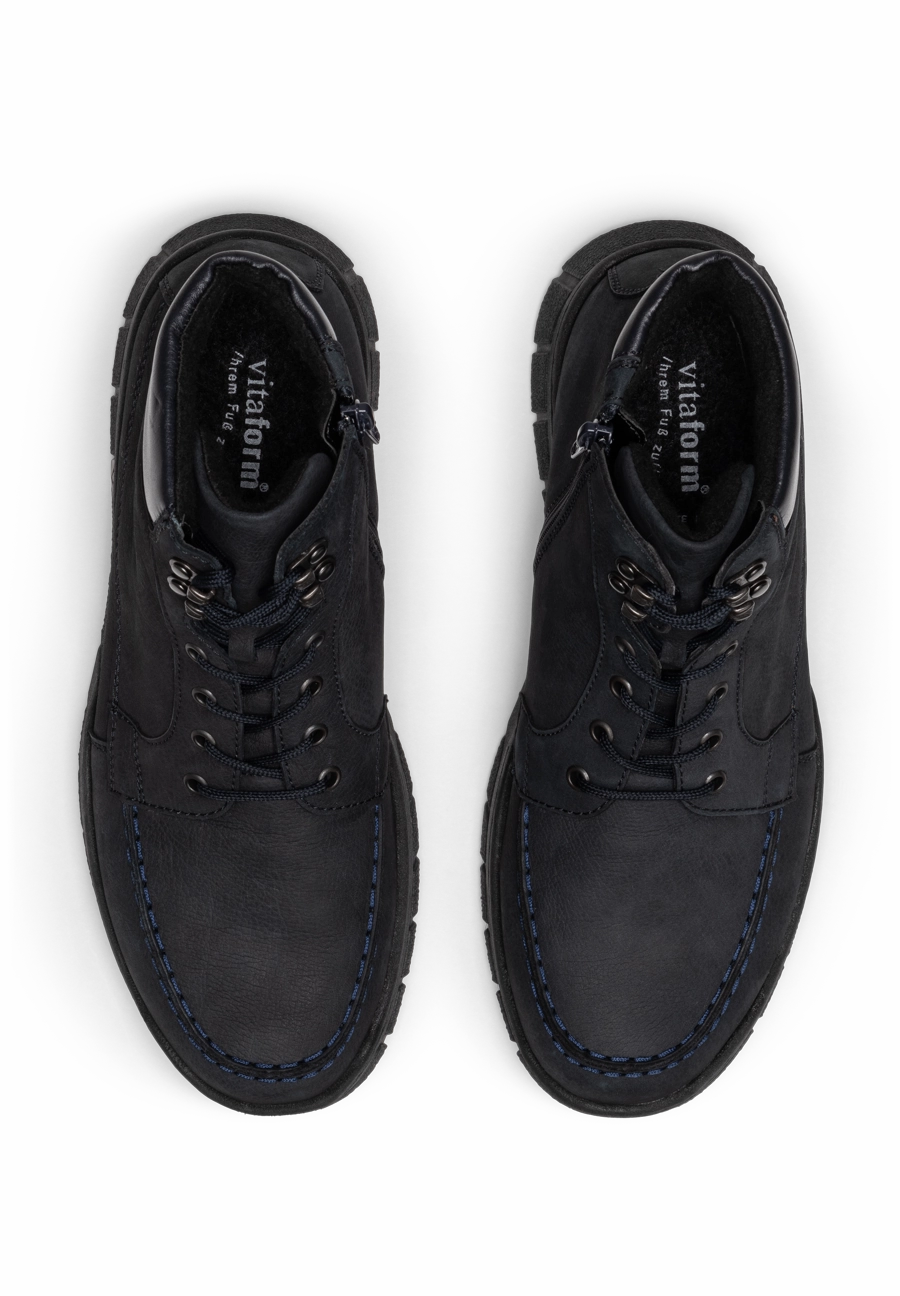 wohlfhlende Stiefelette Nubukleder