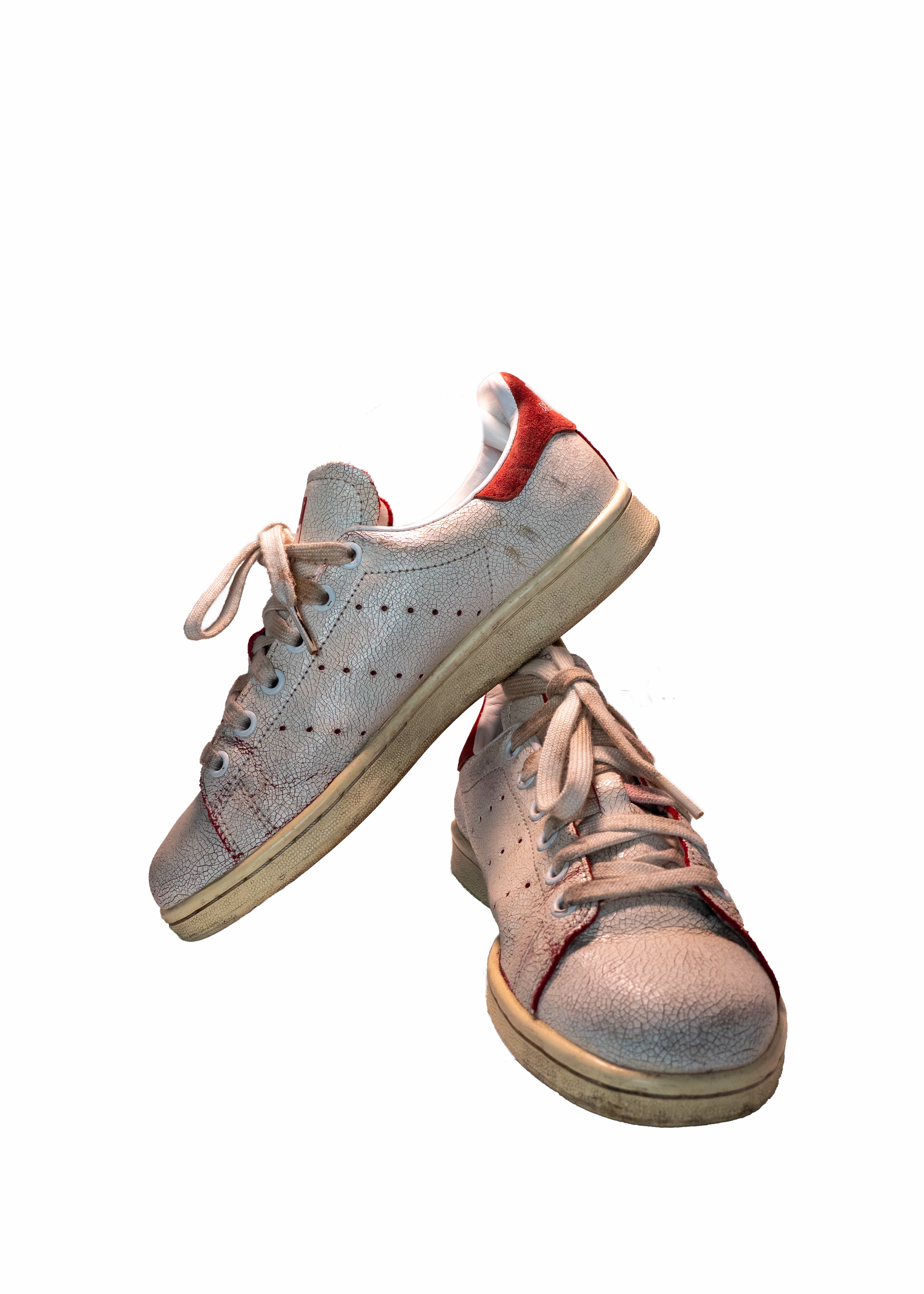 Stan Smith Red Cracked Leather Schuhtrends 2025 Sneaker