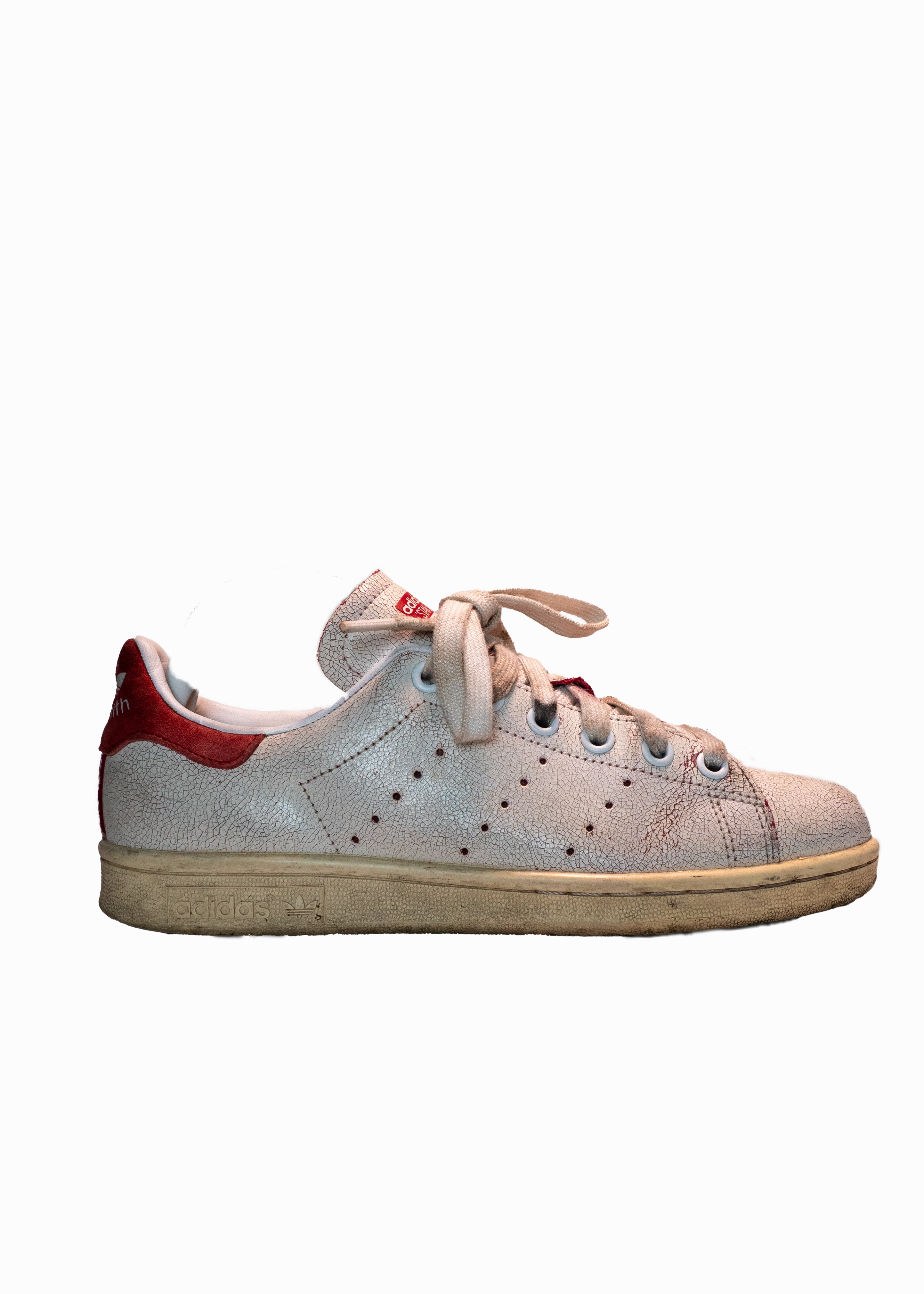 Sneaker Socken Nicht Rutschen Stan Smith Red Cracked Leather