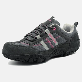 Knixmax Damen Wanderschuhe, Grau, Leichte Zustiegsschuhe, Sportschuhe High Heels Hohe Schuhe