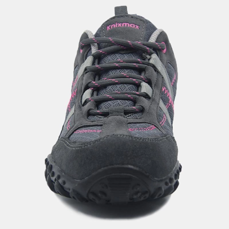 Knixmax Damen Wanderschuhe, Grau, Leichte Zustiegsschuhe, Sportschuhe High Heels And Sneakers