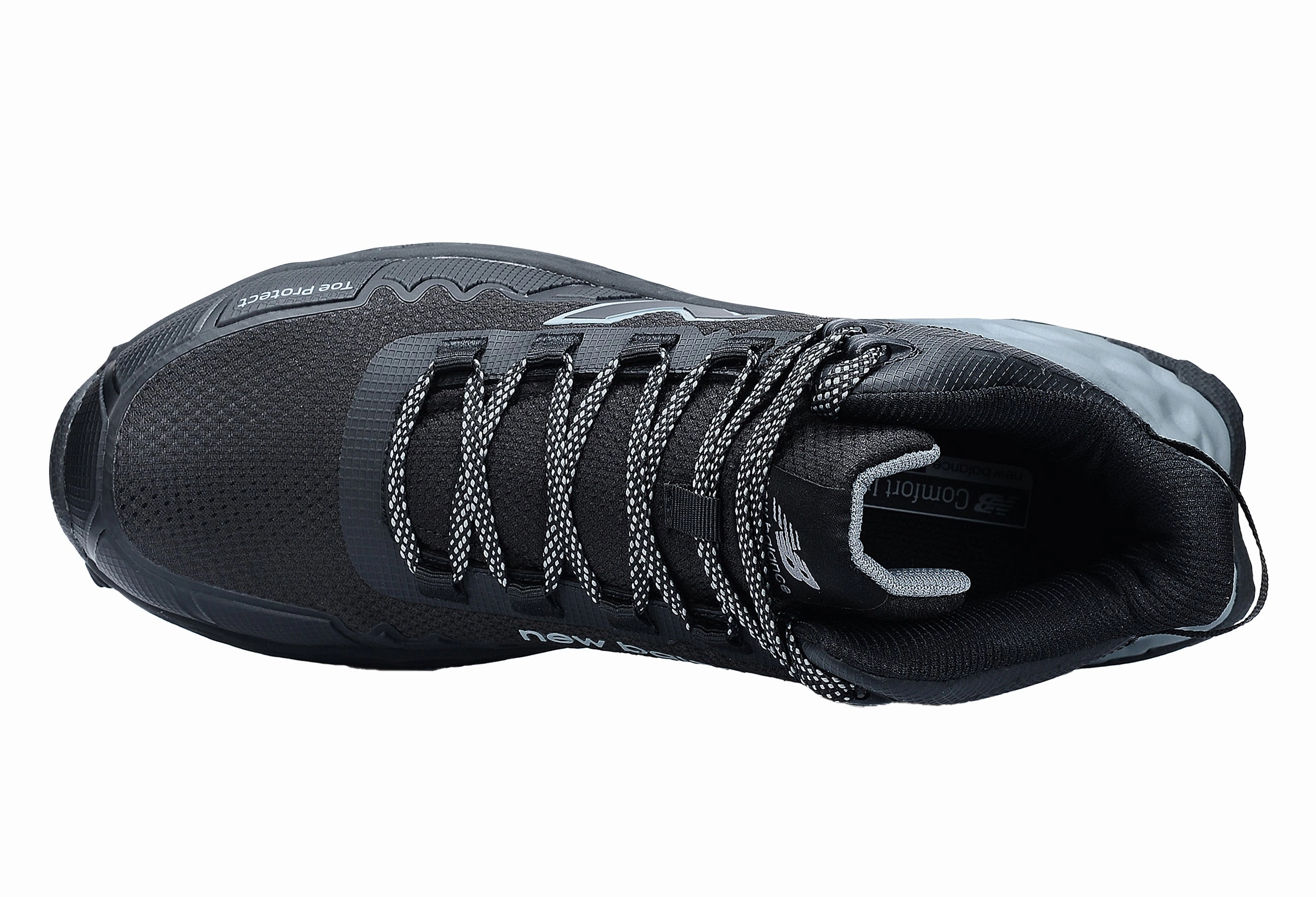 New Balance Cremorne Mid, S3 Sicherheitsstiefel ESD HRO FO, schwarz / grau, Weite 2E, EN ISO 20345 Test Scandia Sicherheitsschuhe