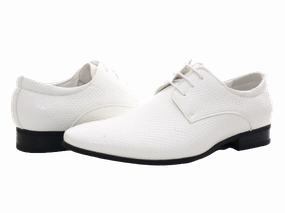 Herren Business Designer Halbschuhe Anzug Schnrr Schuhe Abendschuhe Lack Optik White # 287-72 Sicherheitsschuhe In Velbert