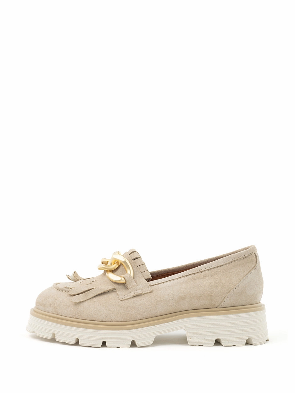 Loafers Stylen Logan | Chunky Loafer Beige