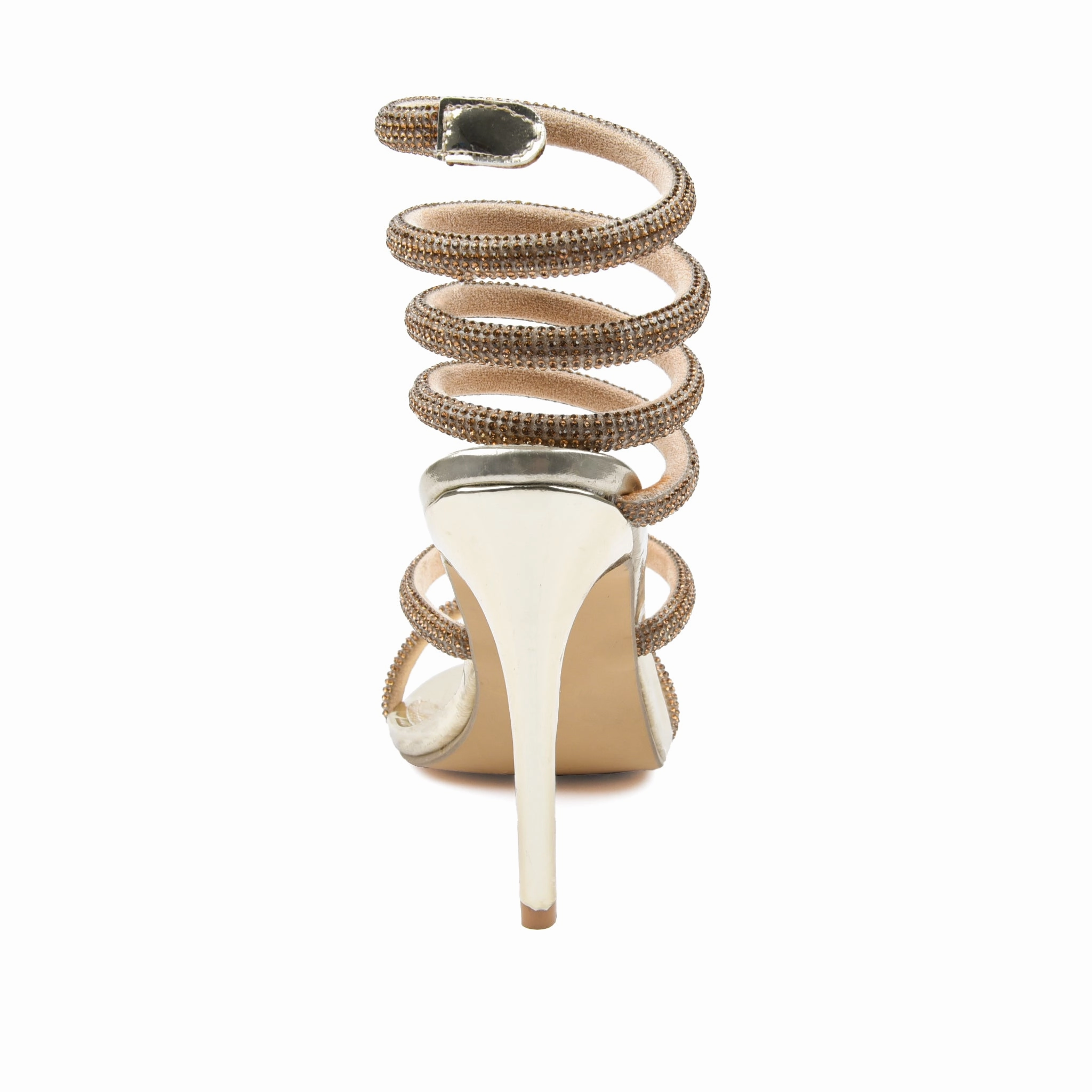 Elegant Strappy Golden High Heels for Special Occasions | 210G-X Dolcis Run In High Heels