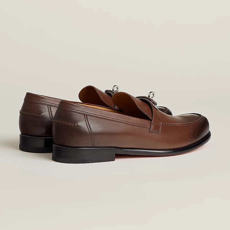 Loafers Anzug HERMES DESTIN LOAFFER BROWN MEN SHOES