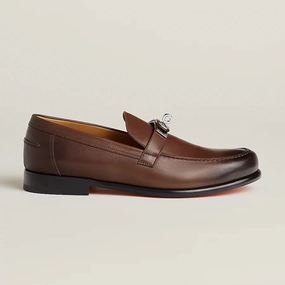 HERMES DESTIN LOAFFER BROWN MEN SHOES Loafers 2020