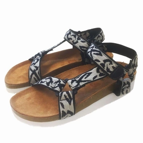 Jollys Sandalen Sandalen schwarz / grau Unisex - Modell Bio Style