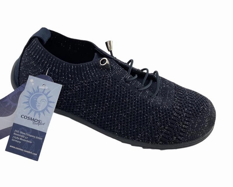 Cosmos Comfort6283-304-820  Damen Sneaker Blau Textil Sneaker Sho