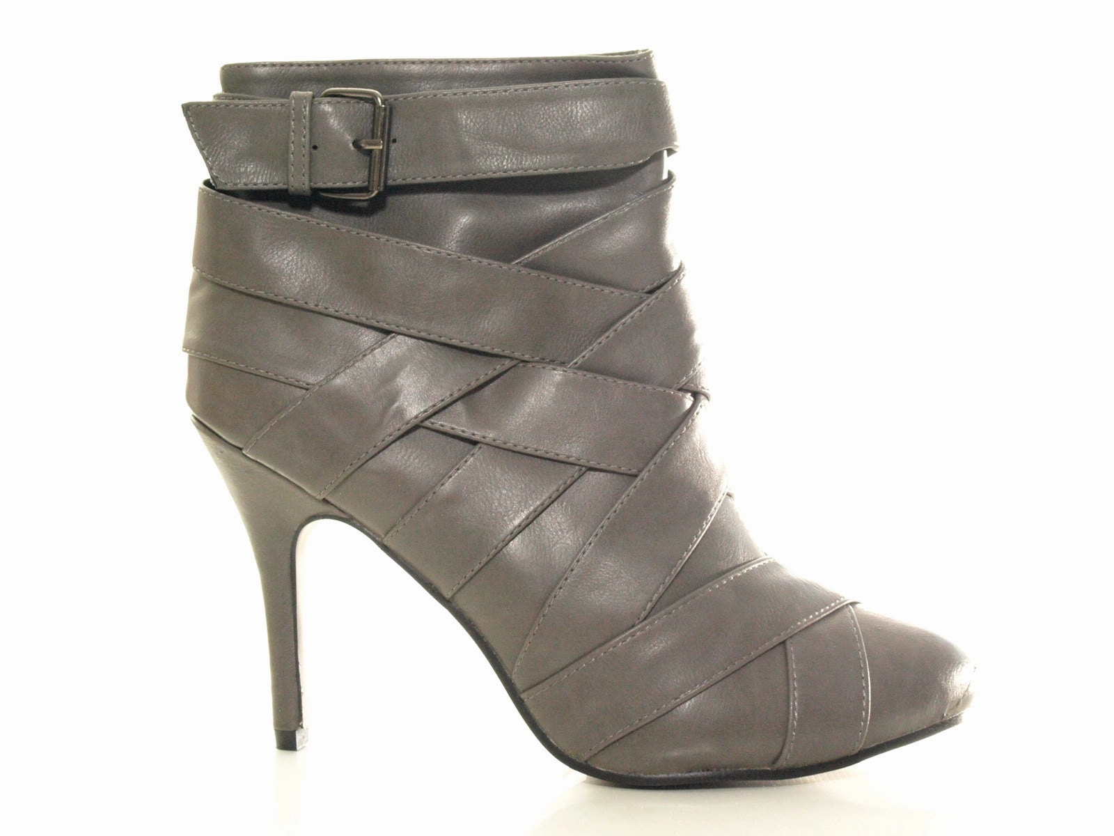 Rutschhemmung S2 Sicherheitsschuhe Damen Ankle Boots / Stiefelette Grey # 31