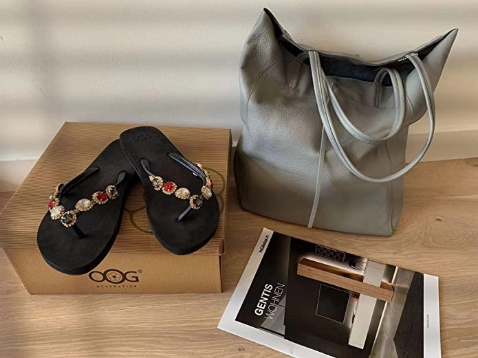 OOG LP2335 Damen Sandale Sandalen Als Erste Schuhe