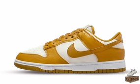 Nike Dunk Low Next Nature Phantom Gold Suede (W) Sneaker Pumps
