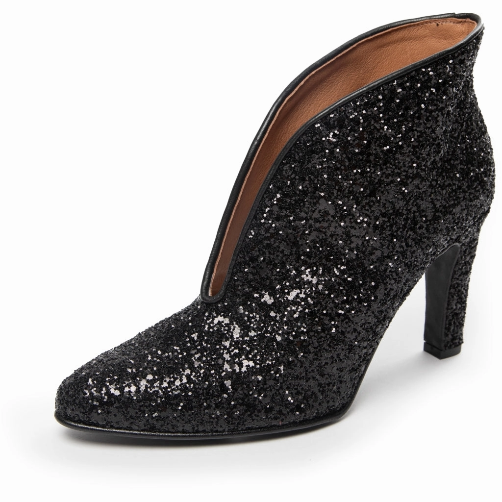 Bunker Ankle Boots SUS GLITTER - BLACK GLITTER