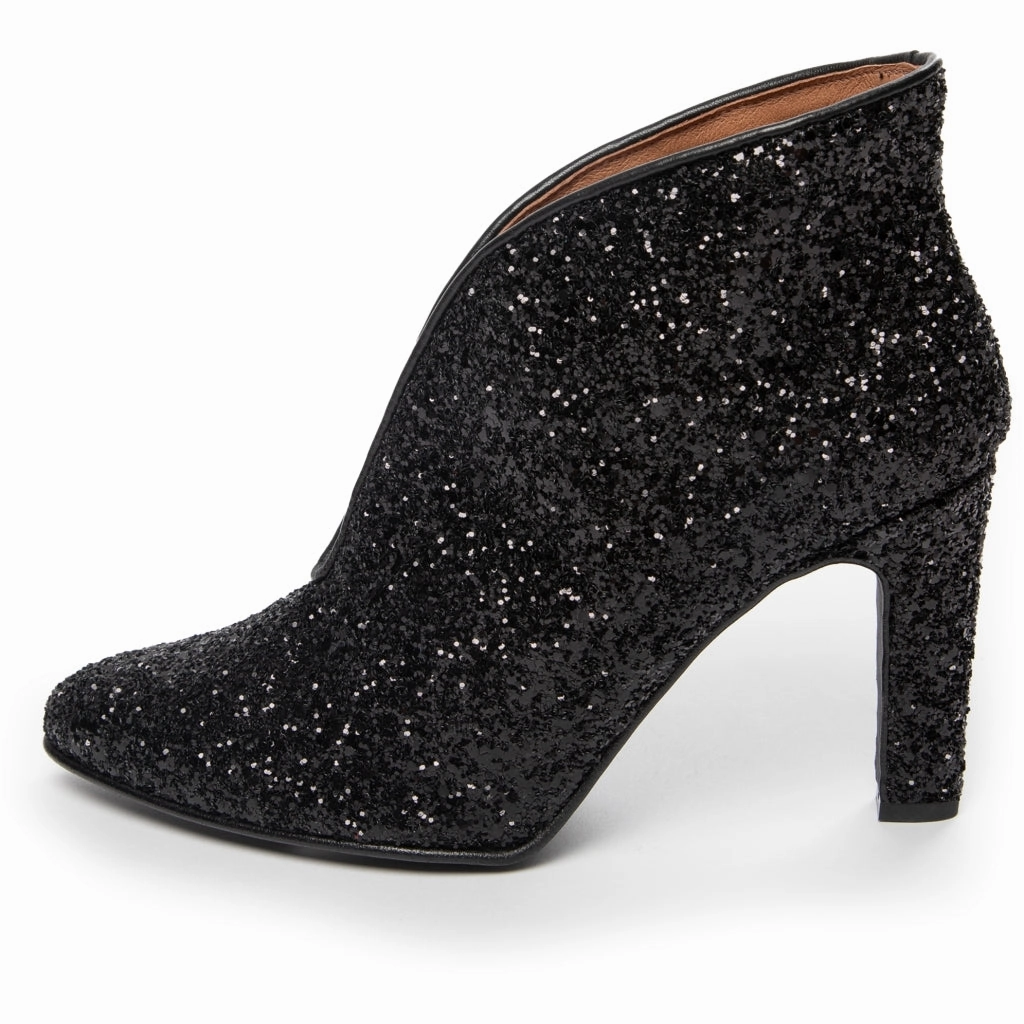 Stars Mit Ankle Boots SUS GLITTER - BLACK GLITTER