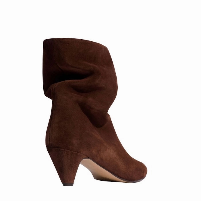 Anonymous Copenhagen- Vully Stiletto Calf Suede Chocolate Stiefel Milano